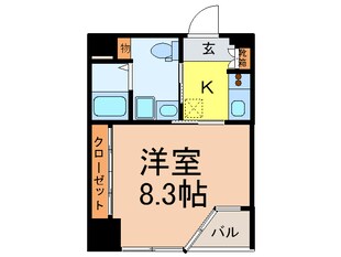 ＧＲＡＮＤＵＫＥ代官町の物件間取画像